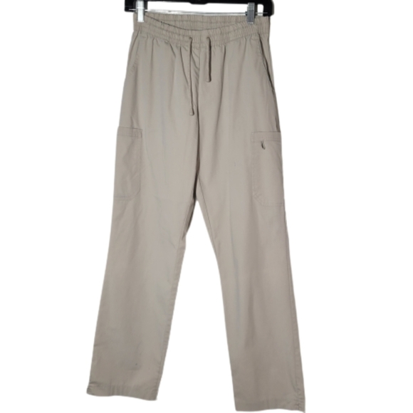 White Cross scrub pants uniform,  elastic waist - Picture 1 of 6